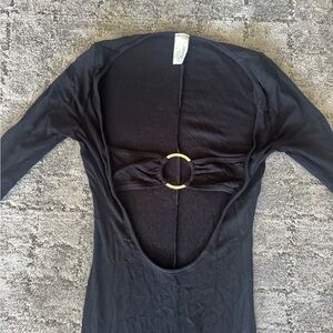 Black Long Sleeve Jumpsuit